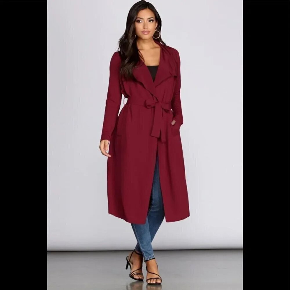Windsor trench duster jacket size medium
